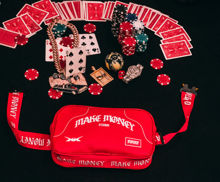 MAKEMONEY STUDIOS X FUEGO FANNY PACK [RED]