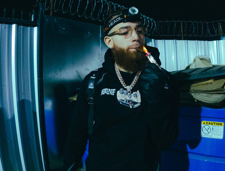 VIPER HOODIE [BLACK GREY]