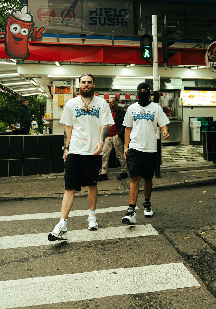 Camisa - SEI66SEI  [Blanca-Azul]