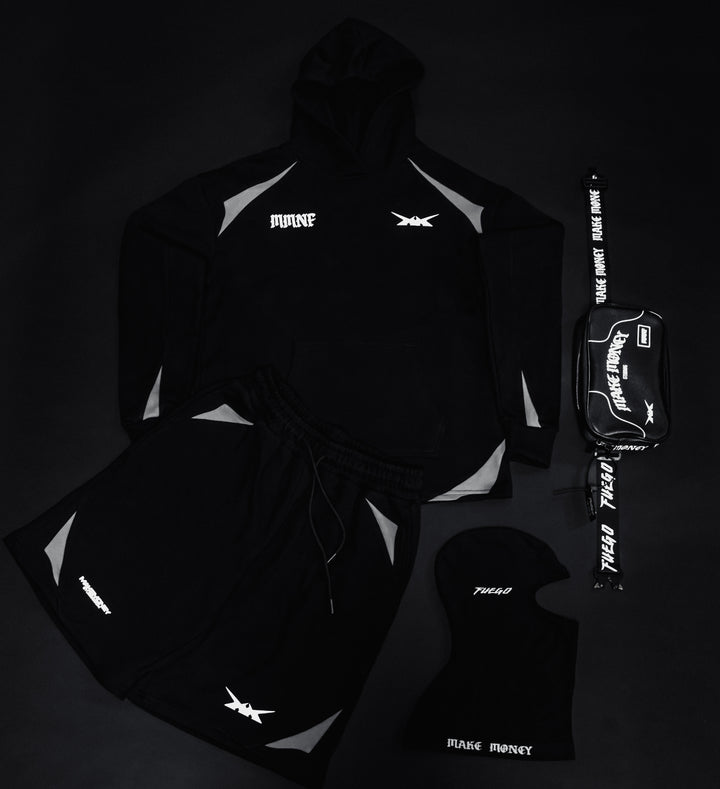VIPER BAGGY SHORT [BLACK GREY]