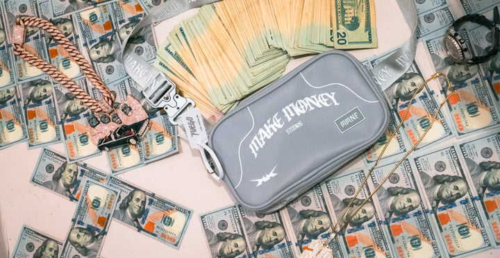 MAKEMONEY STUDIOS X FUEGO CARTERA [GRIS]