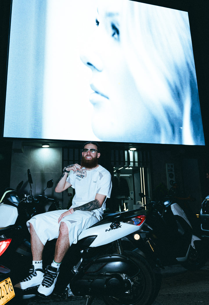 VIPER SHORT [WHITE GREY]