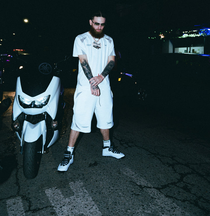 VIPER SHORT [WHITE GREY]