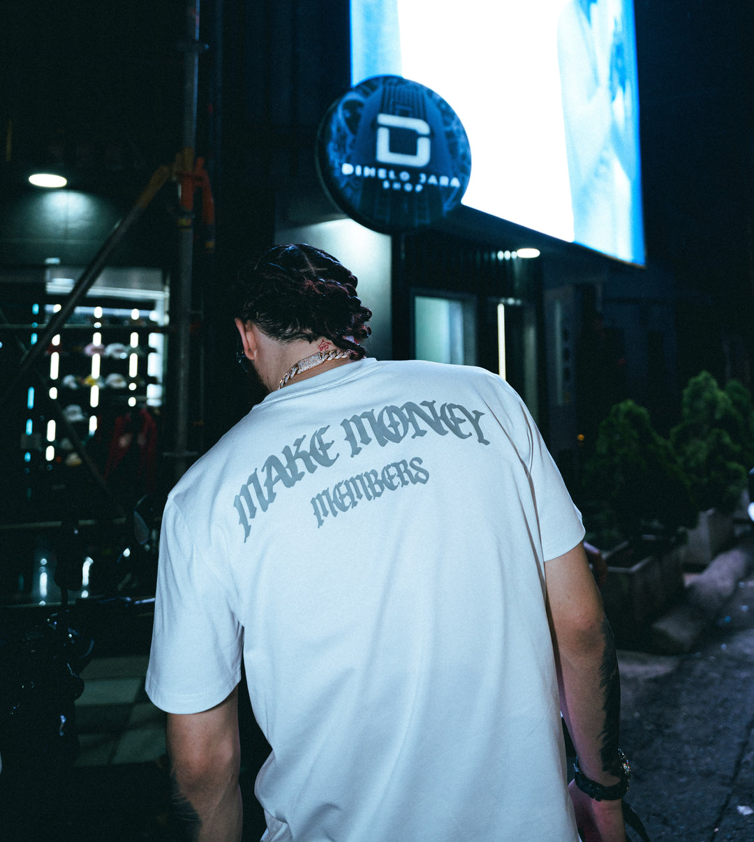 Make Money Members - Camisa [Blanca-Gris]
