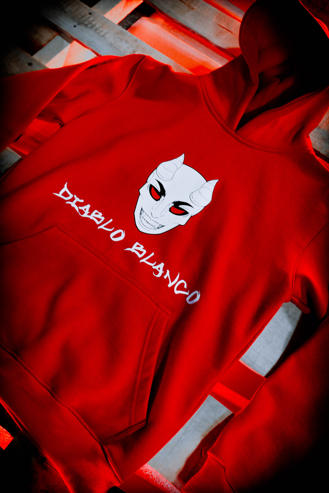 FUEGO X CDOBLETA HOODIE [ROJO]