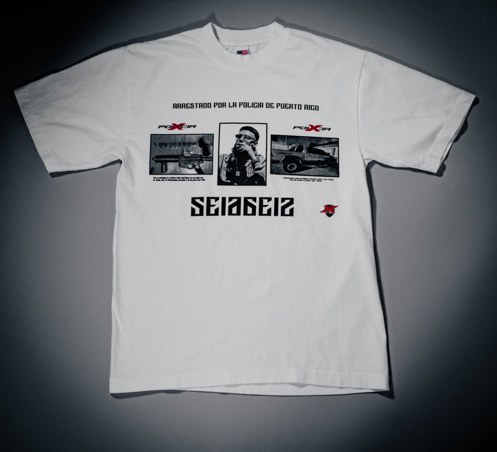 FUEGO X HADES 66 ARRESTADO T-SHIRT [BLANCA]