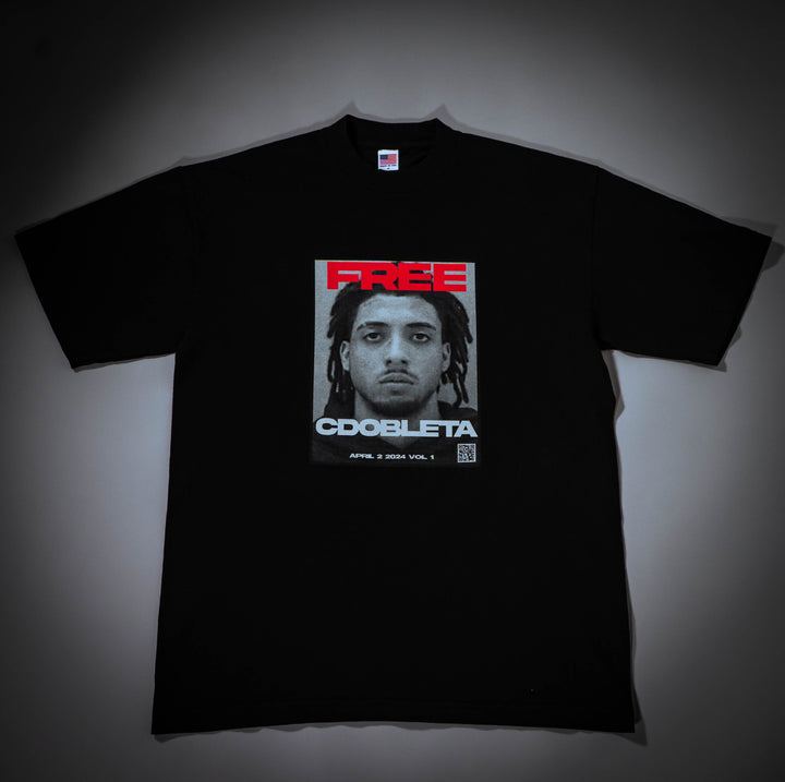 FREE CDOBLETA - T-SHIRT [NEGRA]