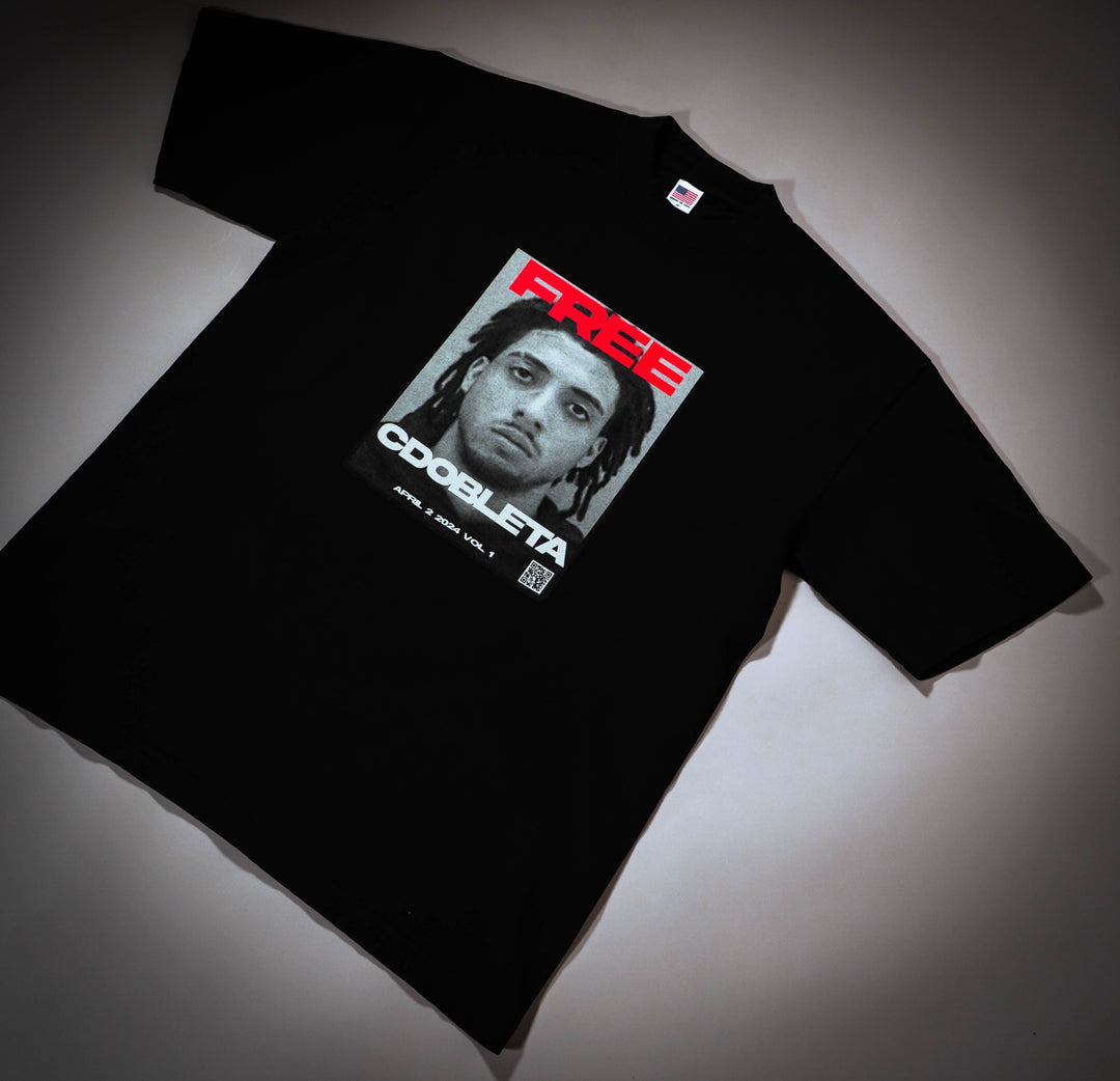 FREE CDOBLETA - T-SHIRT [NEGRA]