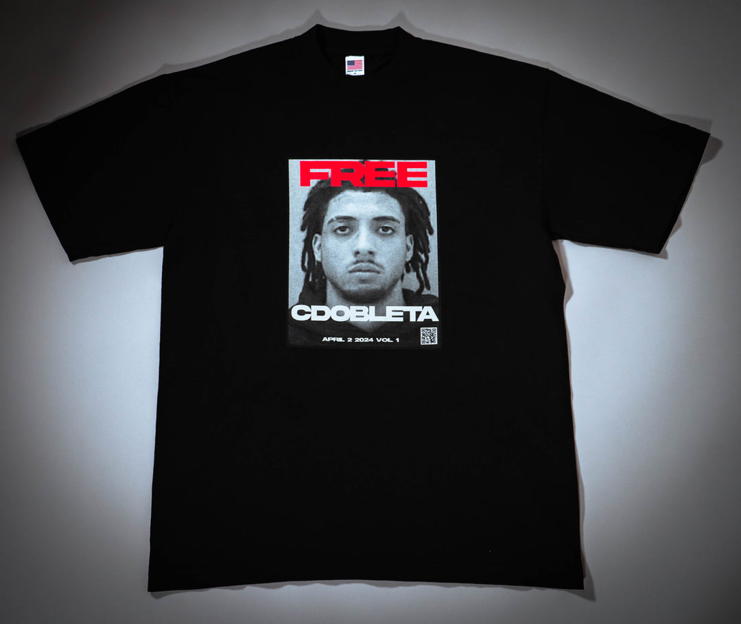 FREE CDOBLETA - T-SHIRT [NEGRA]