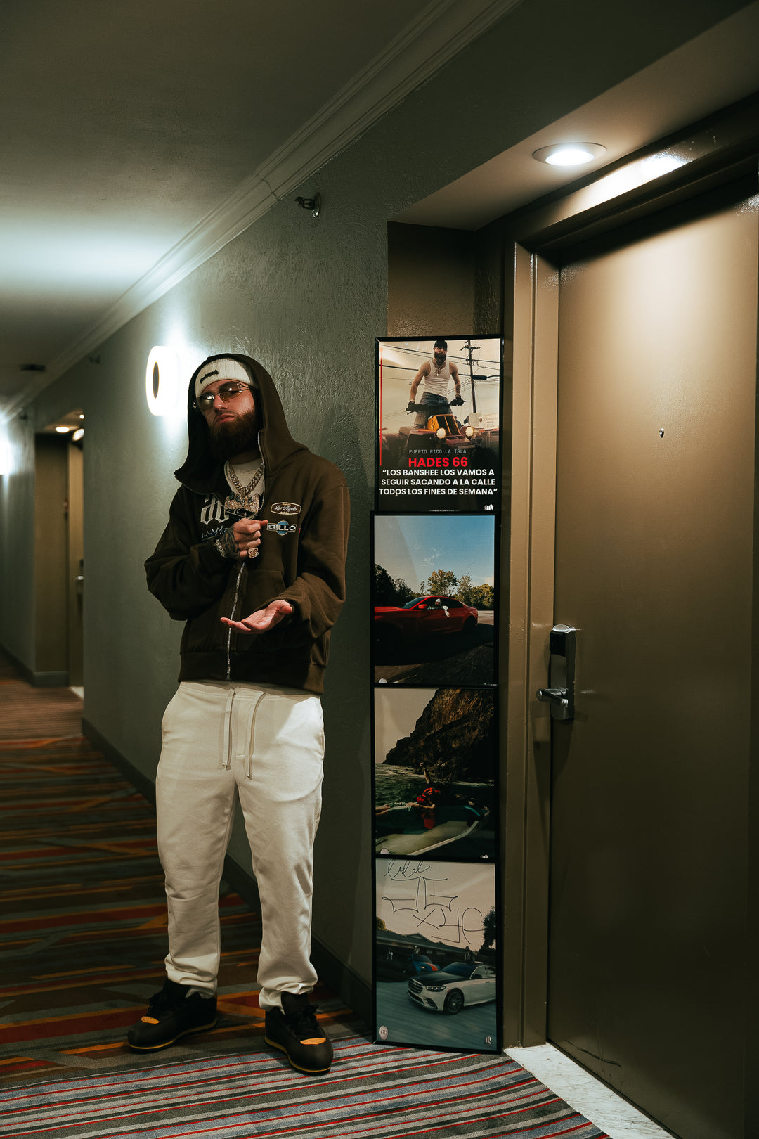 MAKE MONEY STUDIOS RACING JACKET [BROWN]