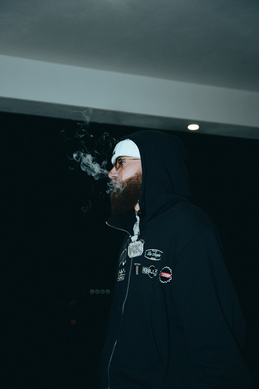 MAKE MONEY STUDIOS RACING JACKET [NAVY]