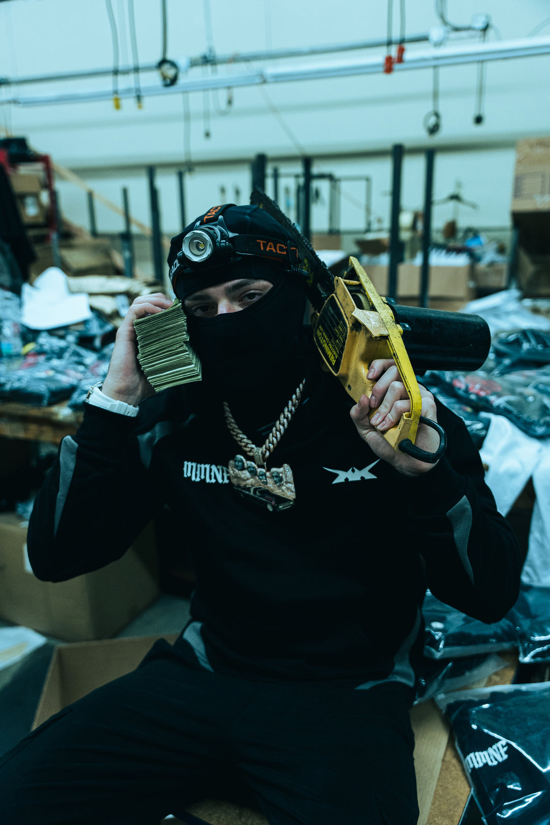 VIPER HOODIE [BLACK GREY]